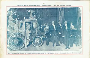 Cinderella Flyer for the Theatre Royal in Huddersfield