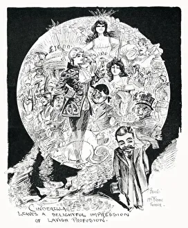 Images Dated 24th October 2019: Cinderella at the London Hippodrome, 1900-01