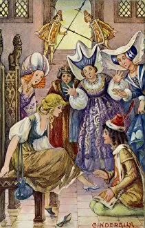 Images Dated 15th July 2011: Cinderella tries on the glass slipper