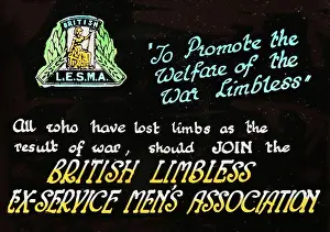 Servicemen Prints: Cinema ad - British Limbless Ex-Servicemen's Association