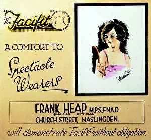 Images Dated 30th March 2020: Cinema advertisement for The Facifit, 1940s