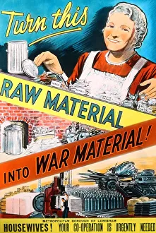 Cinema advertisement for wartime recycling