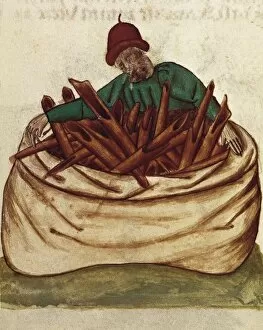 Edition Collection: Cinnamon seller. Illustration from Tractatus