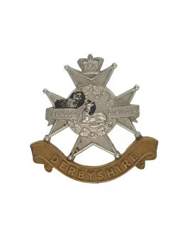 Images Dated 7th June 2016: Circa 1900 Other Ranks Cap Badge White Metal