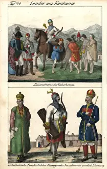 Chainmail Prints: Circassian dancers, princess, armorer and nobleman