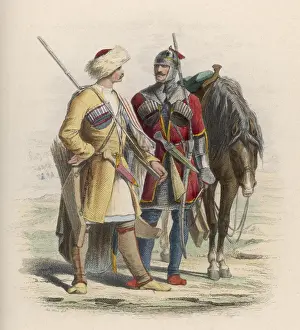 Two Circassian soldiers