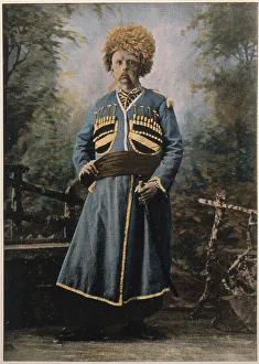 Cossacks Prints: A Circassian in traditional dress Date: circa 1900