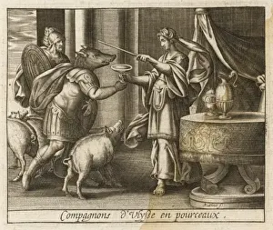 Companions Prints: Circe Makes Pigs