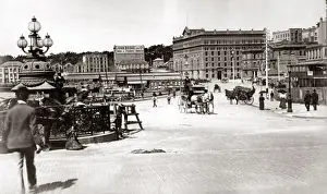 Sydney Prints: Circular Quay, Sydney, Australia, circa 1890s. Date: circa 1890s