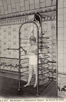 Cleanliness Collection: Circular Shower at The Thermal Baths, Aix-les-bains, France