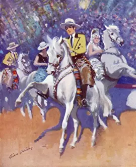 Bertram Prints: Circus Act / Equestrian