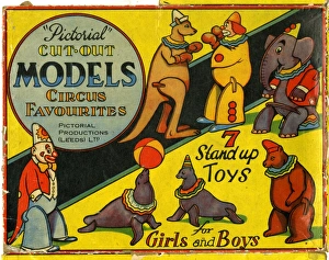 Images Dated 4th August 2016: Circus Cut-Out Favourites - box lid