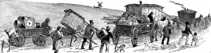 C1888 Prints: Circus on the move, c. 1888