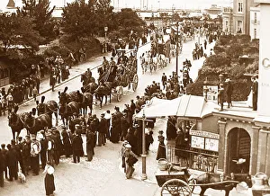 Ramsgate Prints: Circus parade, Ramsgate in 1899