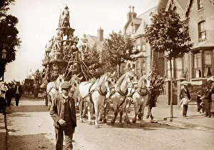 Circus parade in Ramsgate in 1899