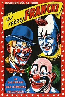 Circus poster, The Brothers Francki, France