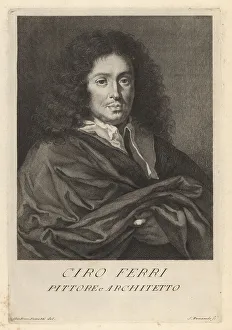 Pupil Prints: Ciro Ferri, Italiann history painter, 1634-1689