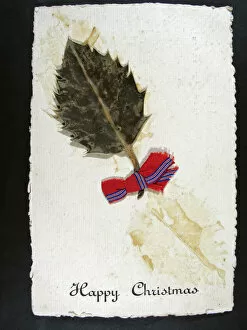 Pressed Gallery: Ciss on Rose Day - WWI postcard