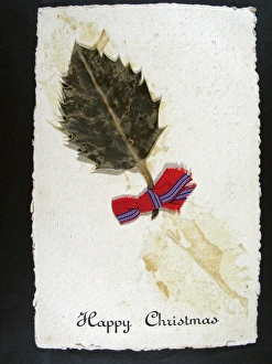 Images Dated 7th May 2009: Ciss on Rose Day - WWI postcard