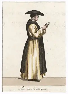 Cistercians Prints: Cistercian Monk
