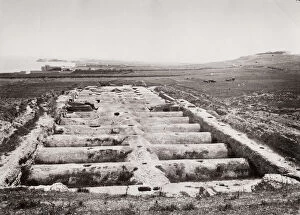 Step Collection: The Cisterns of Borj Jedid Carthage near Tunis, Tunisia