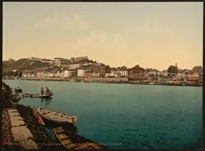 Meuse Prints: The citadel and the bridges over the Meuse and Sambre, Namur