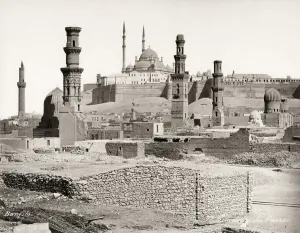 Place Of Worship Prints: The citadel and historic ruins, Cairo, Egypt
