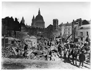 Sandbags Prints: City Building Site