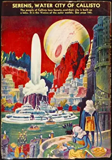 Planets Prints: A City on Callisto