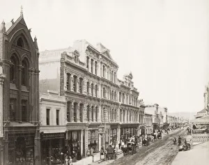 City centre view, likely Melbourne, Australia