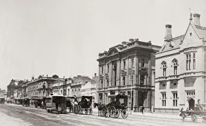 City centre view, likely Melbourne, Australia