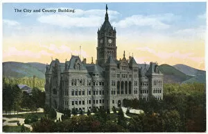 Turret Collection: City and County Building, Salt Lake City, Utah, USA