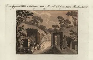 The city gate at Pompeii