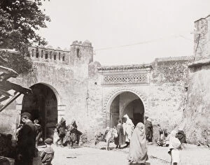 Morocco Collection: City Gate, Tangier, Morocco, c. 1900
