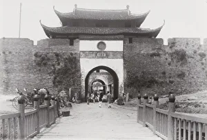 City gate, Wuchang, Wuhan, China, c. 1910