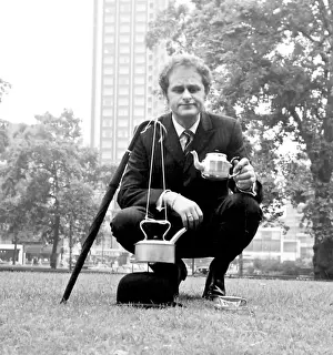 City gent in a park