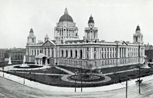City Hall, Belfast - Exterior. Date: circa 1910s