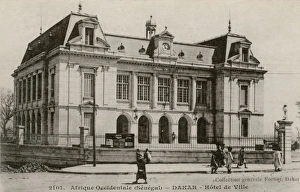 Senegalese Gallery: City hall (Hotel de Ville) of Dakar, Senegal