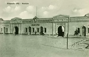 City hall in Misrata, Libya