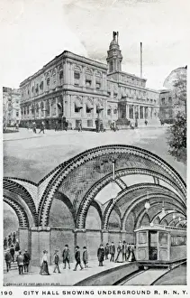 City Hall and Subway, New York