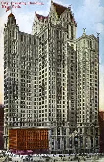 Skyscraper Prints: City Investing Building, New York, New York, USA