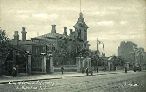 Pedestrians Prints: City of London Union Infirmary, Mile End Road