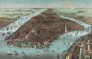 City of New York-Showing the building of the Equitable Life