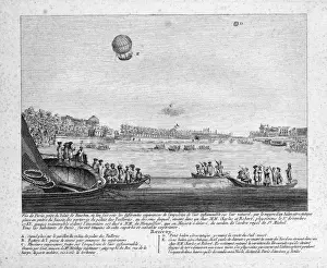 Hodgson Prints: The city of Paris during the same ascent (Charles & Robert)