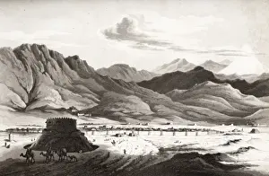 Forts Prints: The city of Teheran from the Ispahan Road