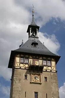 Images Dated 6th July 2010: City tower, Marbach, Baden Wurttemberg, Germany
