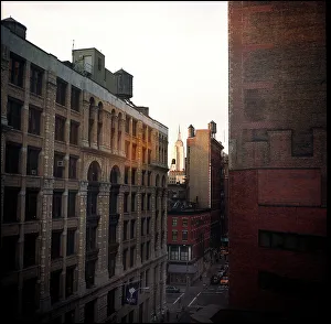 City view of the Empire State building New York