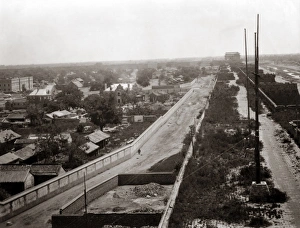 The city walls, Peking (Beijing), China, circa 1900