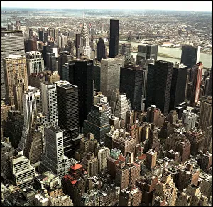 Cityscape view from the Empire State Building, New York, USA