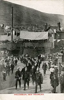 Civic Prints: Civic Procession, New Tredegar, Gwent - Monmouthshire